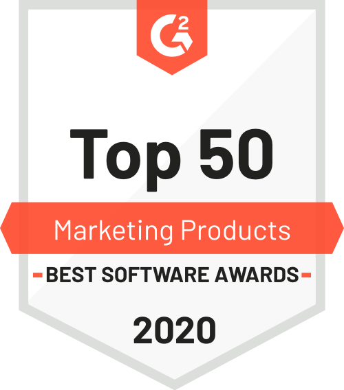 365bet官方网站的在2020年G2最佳软件奖中被评为营销人员的第一产品
