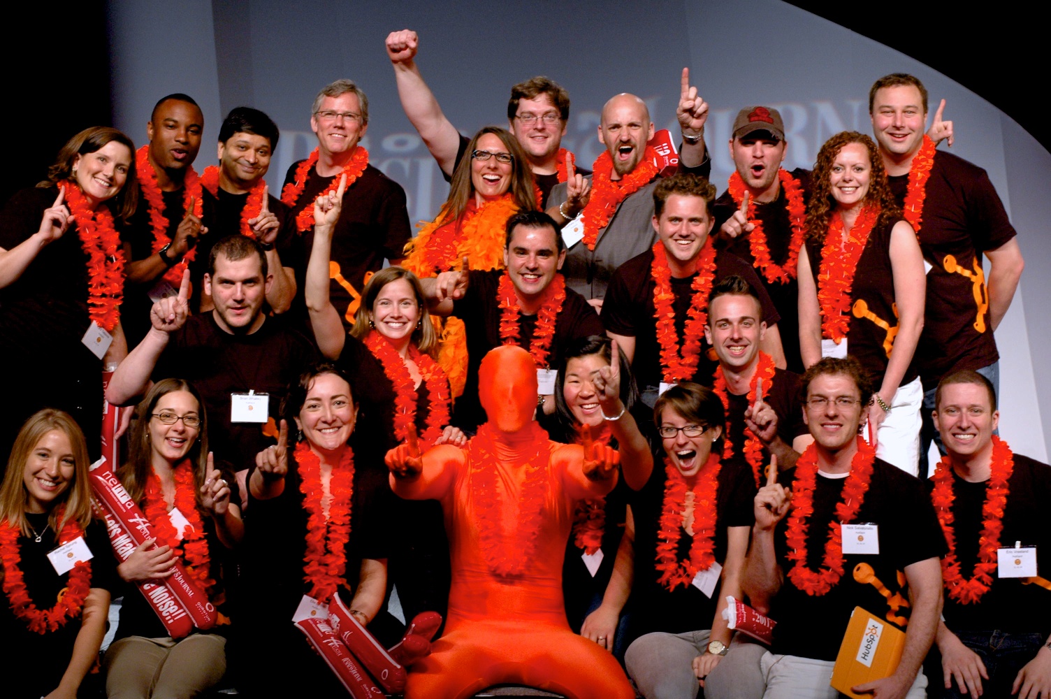 HubSpot Team At Boston Business Journal Best Places To Work Award Breakfast