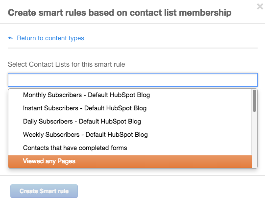 Smart-Content-Contact-List-Personalization