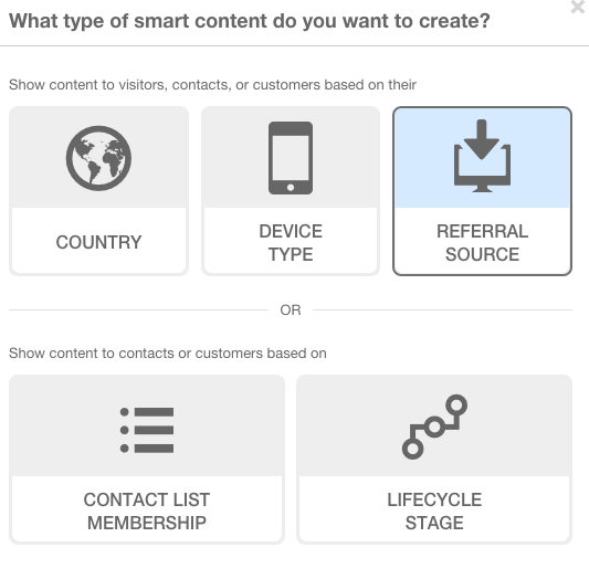 Personalize-by-referral-source