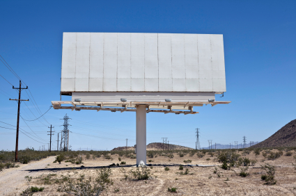 empty billboard