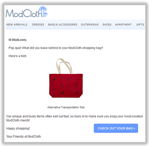 good marketing automation example