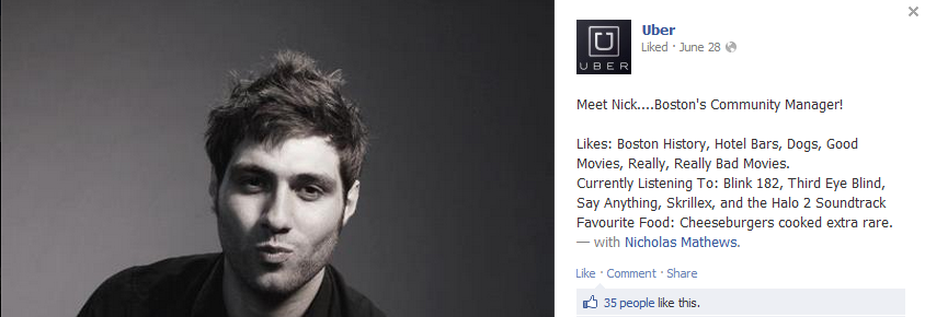 uber boston community manager