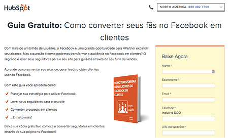 HubSpot Brasil Landing Page