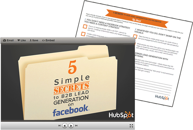 5-secrets-b2b-lead-gen-facebook-promo-image-w-checklist