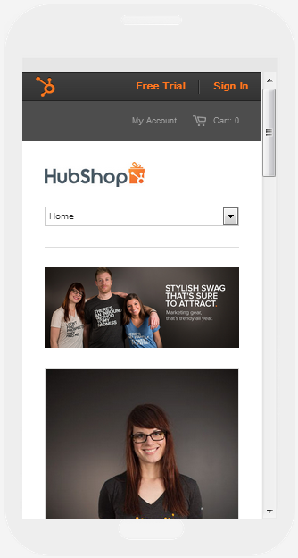 hubshop-mobile-device