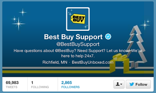 customer service by social media