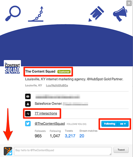 Content Squad Contact Card