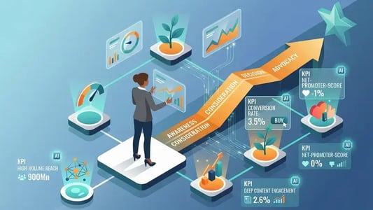 【実践】カスタマージャーニーのフェーズ別・AI検索のKPI設計方法