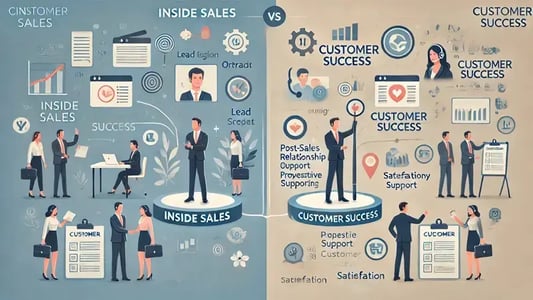 インサイドセールスとカスタマーサクセスの違いは？分業を成功させるポイントも解説