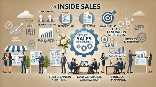 インサイドセールスの立ち上げを成功させるには？手順と組織づくりのポイント