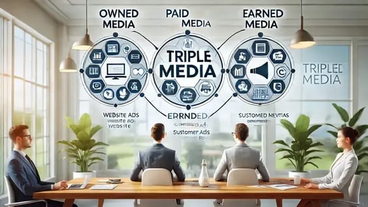 トリプルメディアとは？3つの分類から組み合わせと戦略までを解説
