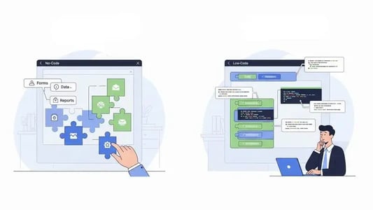 ノーコードとローコードの違いとは？ ポイントをシステム担当者向けに解説