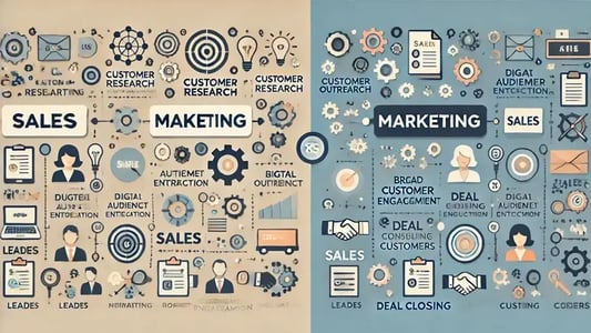 営業とマーケティングの違いとは？連携のためのポイントも解説