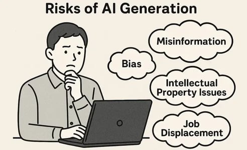 生成AIのリスクや危険性とは？導入・活用時のリスクマネジメントを解説