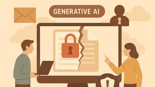 生成AIで情報漏洩は起こる？事例を交えて要因と対策方法を解説