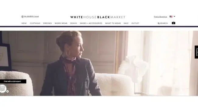 Perfect PPC Landing Page - White House Black Market