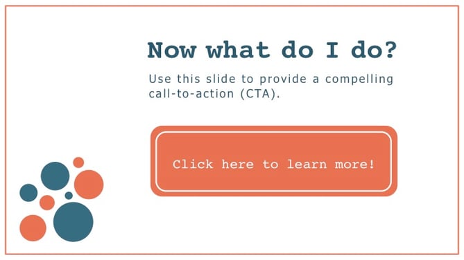 cta slide in hubspot powerpoint template