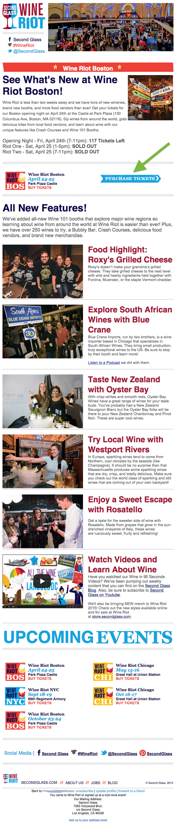 Second Glassのメールマガジンの例