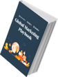A partially open book titled 