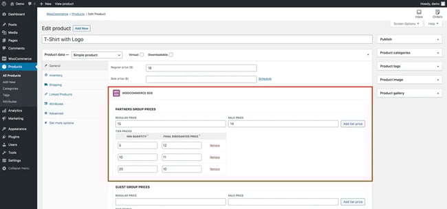 Woocommerce B2B