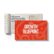 Open book displaying a page about high-growth businesses beside a prominent red cover titled 