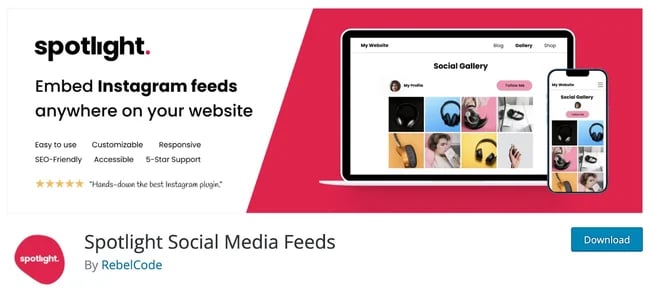 spotlight social media feeds