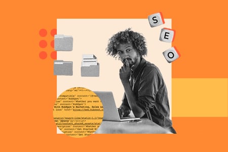 structured data: person surrounded by numbers 