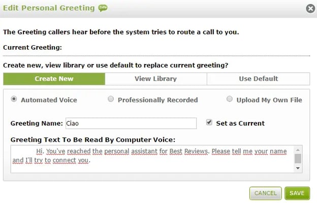 eVoice-auto-attendant