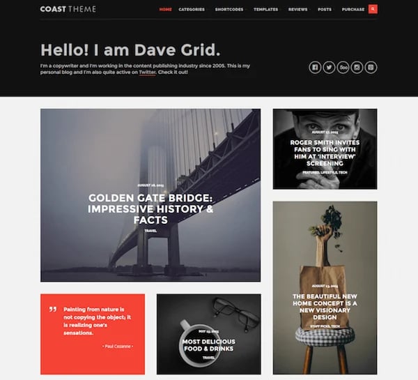 Coast WordPress Theme