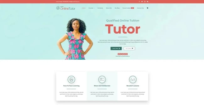 online course wordpress themes: avada 