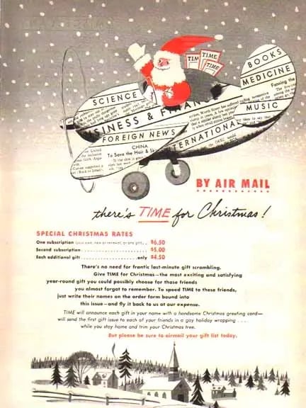 1948: Time Magazine Subscription