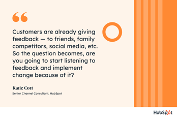 feedback from customers