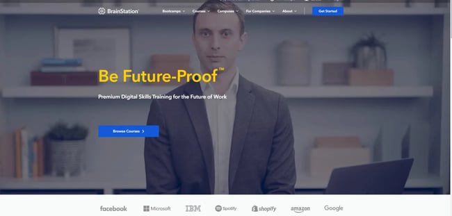 One of the best online coding bootcamp options:BrainStation