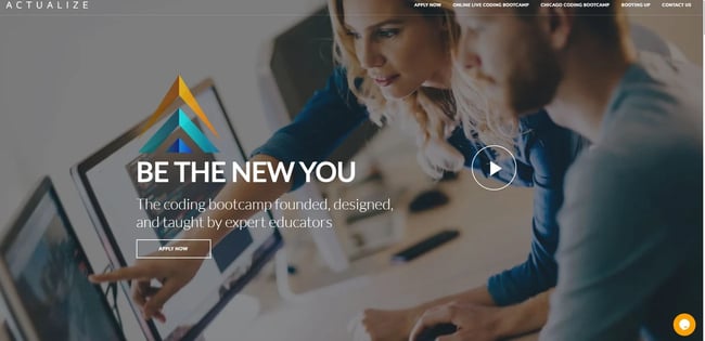 One of the best online coding bootcamp options:Actualize