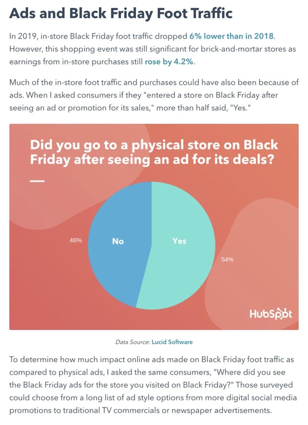 a high-perforrming data blog post that received high backlinks
