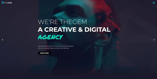 demo for the multipurpose wordpress theme TheGem