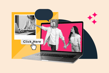 marketer creates a LinkedIn retargeting campaign