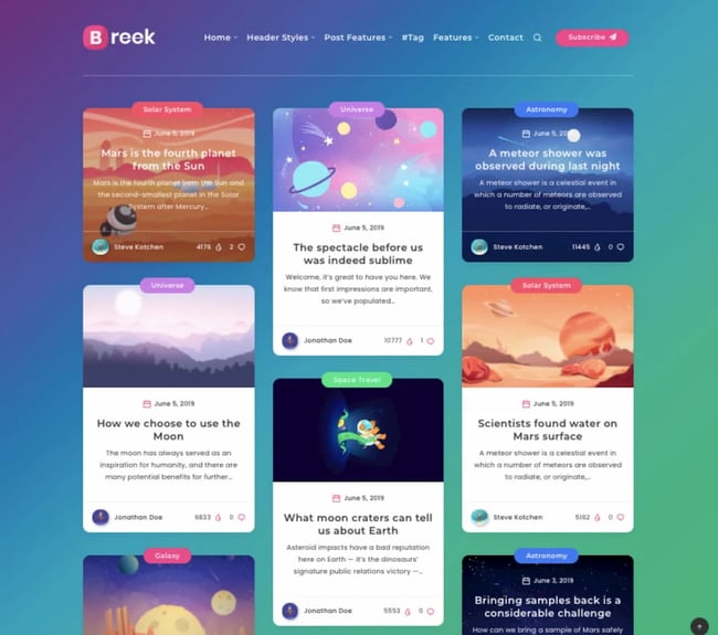 Breek masonry homepage