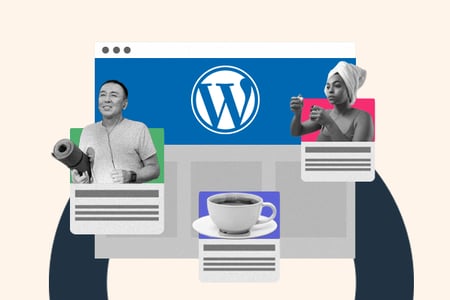 display random posts illustrations 