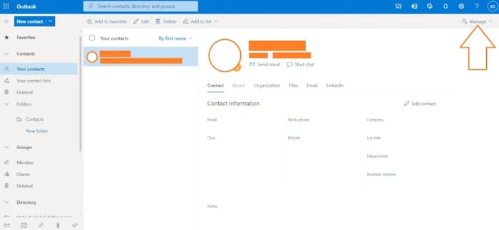 export data from Outlook to import into Google