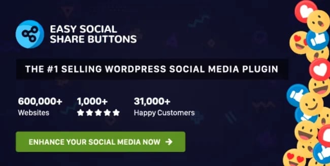 Easy Social Share Buttons