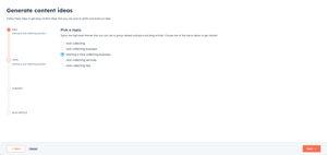 HubSpot's Content Assistant, AI