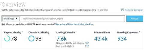 page authority optimization