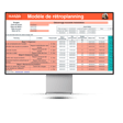 Modèle gratuit : rétroplanning