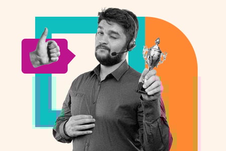 person builds a customer success program