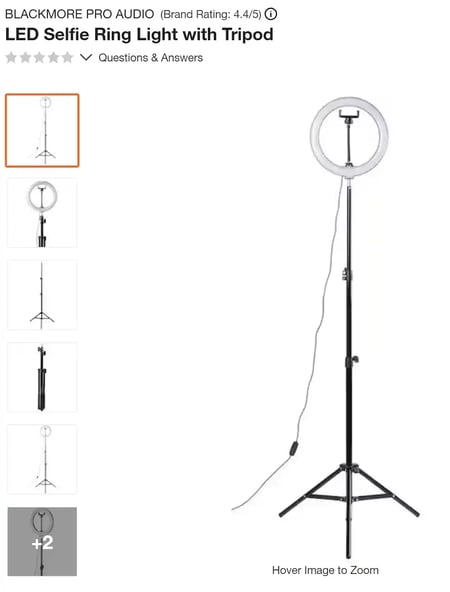 Ring Light by Blackmore pro audio