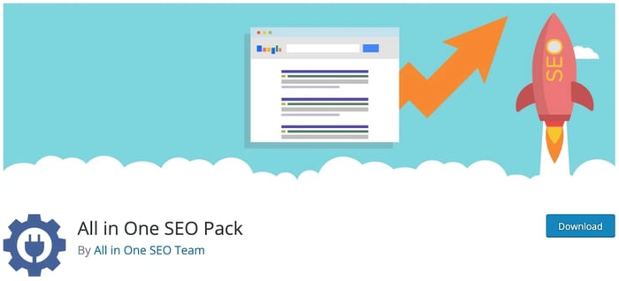 product page for the WordPress sitemap plugin All In One SEO Pack