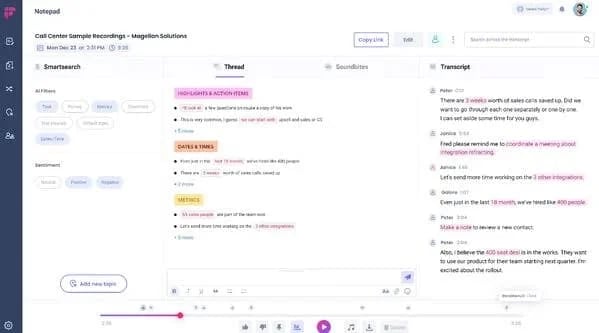 coversation intelligence fireflies