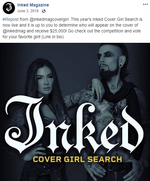 Inked Magazine voting contest